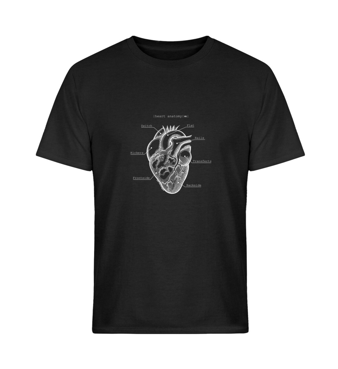 T-shirt Classic Heart Anatomy - Softstyle T-Shirt-16