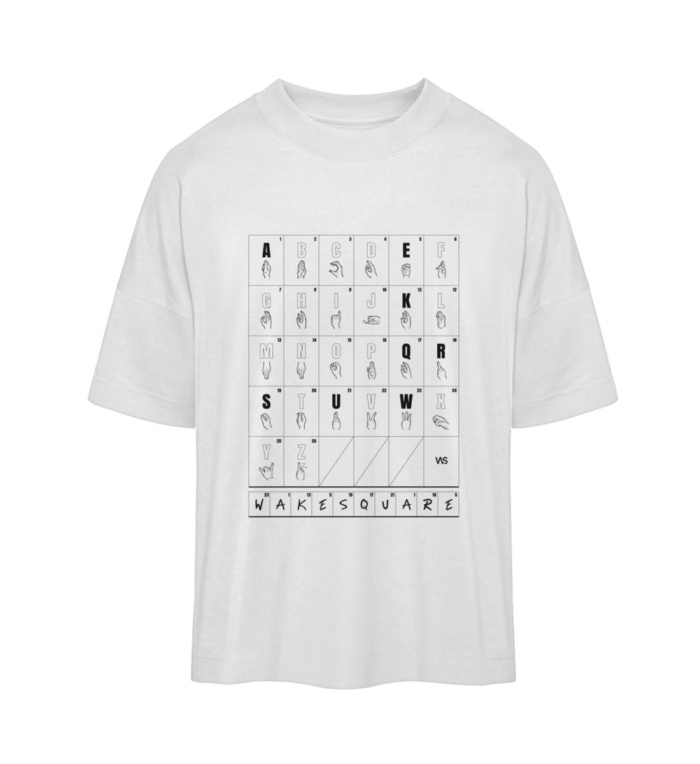 T-shirt Oversize Alphabet - Organic Oversized Shirt ST/ST-3