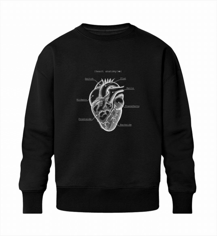 Felpa Higher Heart Anatomy - Radder Relaxed Sweatshirt ST/ST-16