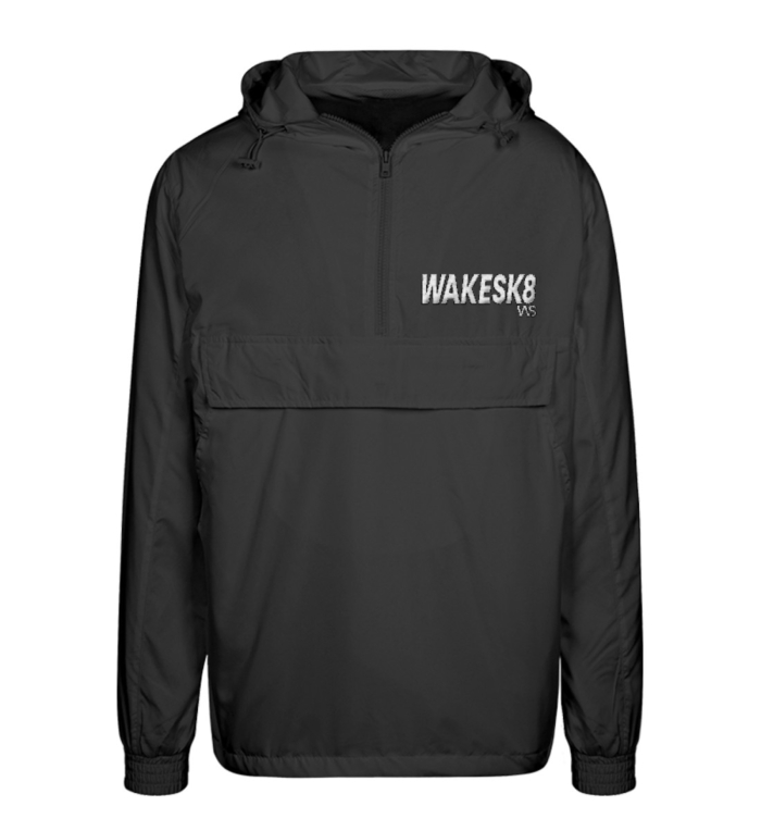 Giacca Windbreak Wakeskate - Urban Packable Jacket with Embroidery-16