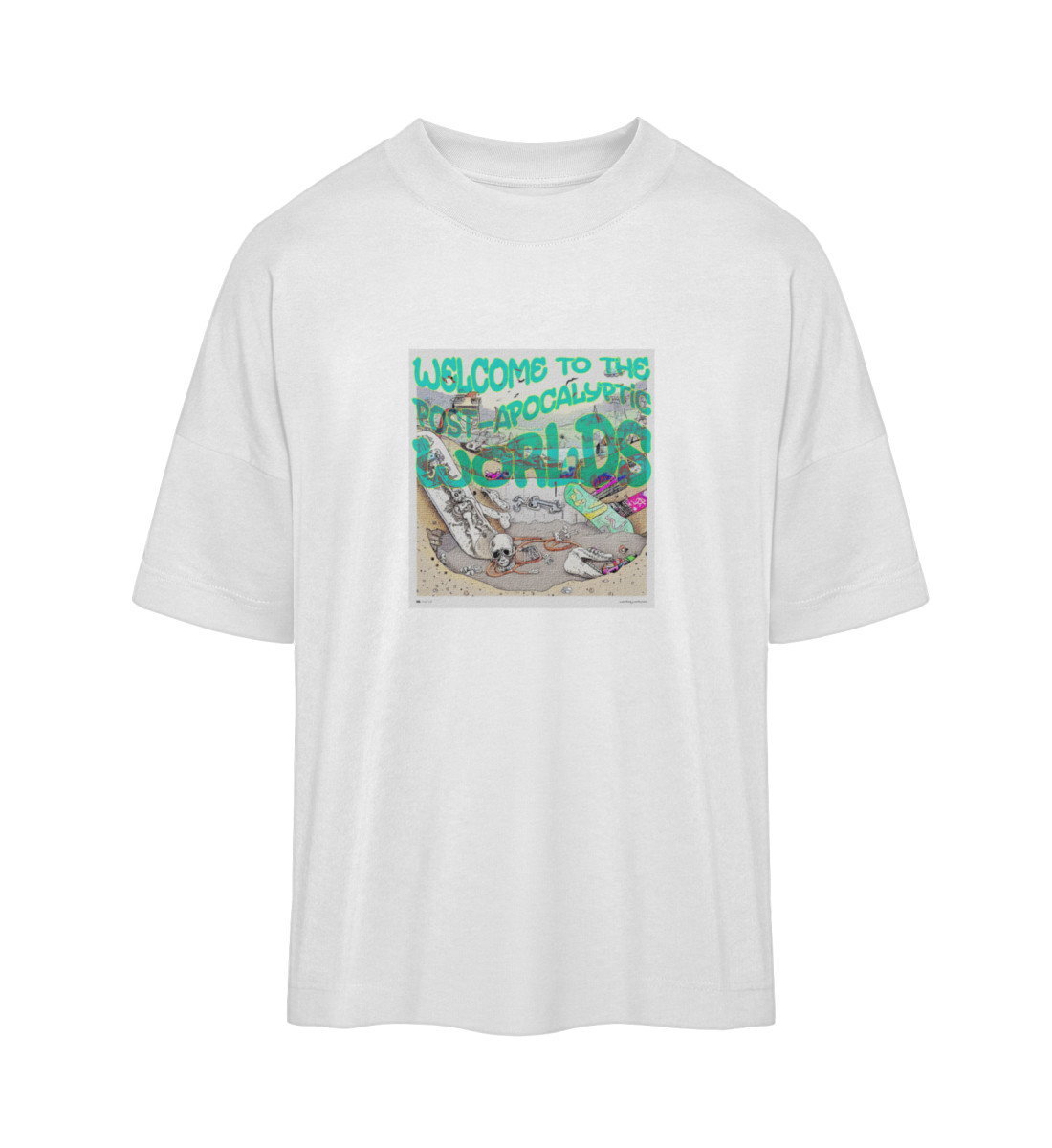 T-shirt Oversize Other Worlds 04 - Organic Oversized Shirt ST/ST-3