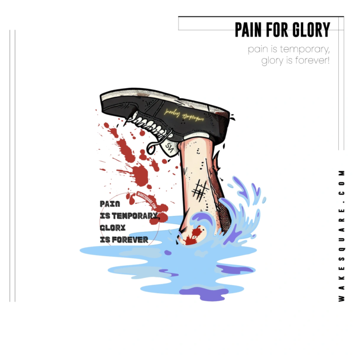 T-shirt Premium Pain for Glory