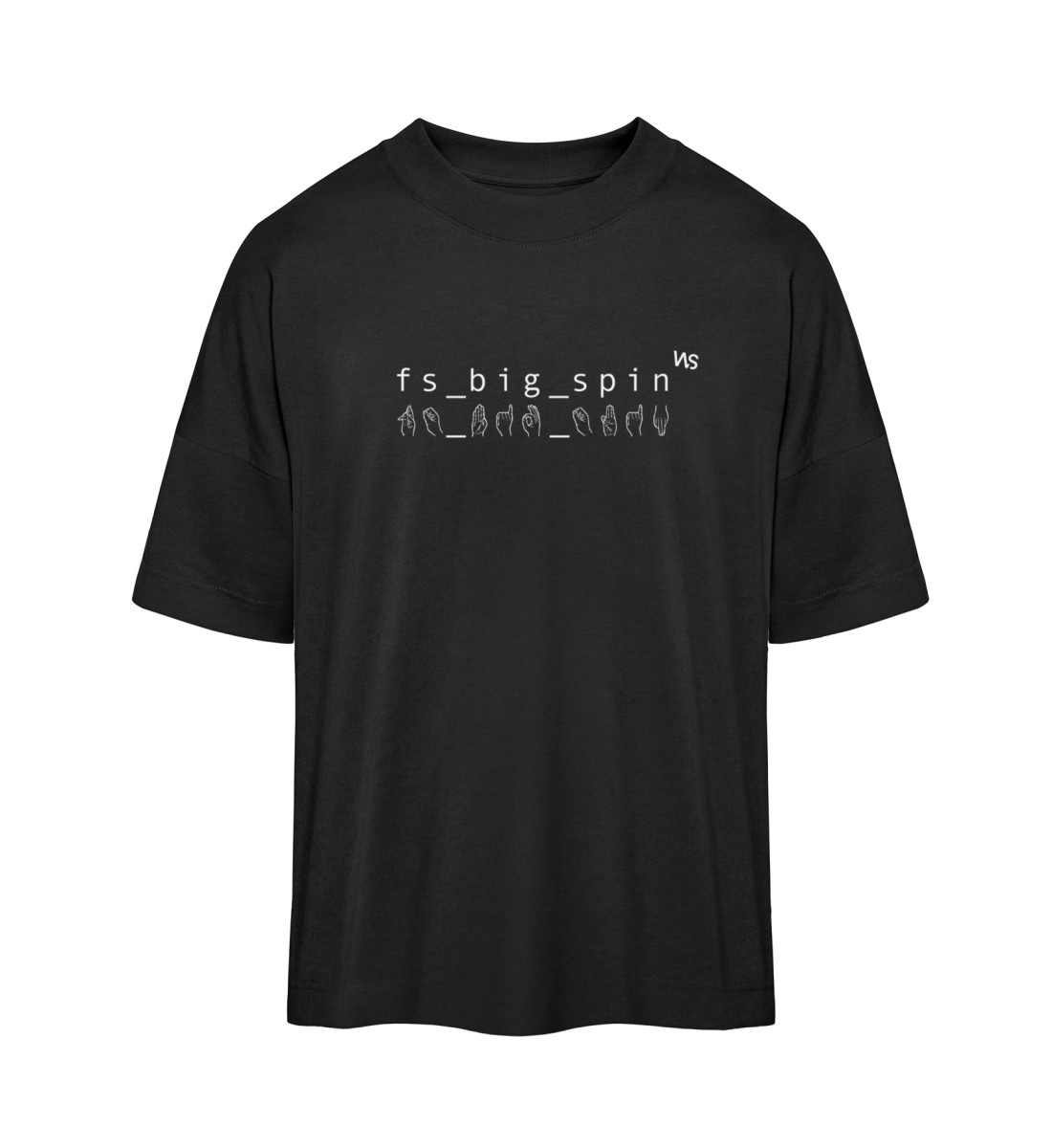 T-shirt Oversize Fs Big Spin - Organic Oversized Shirt ST/ST-16