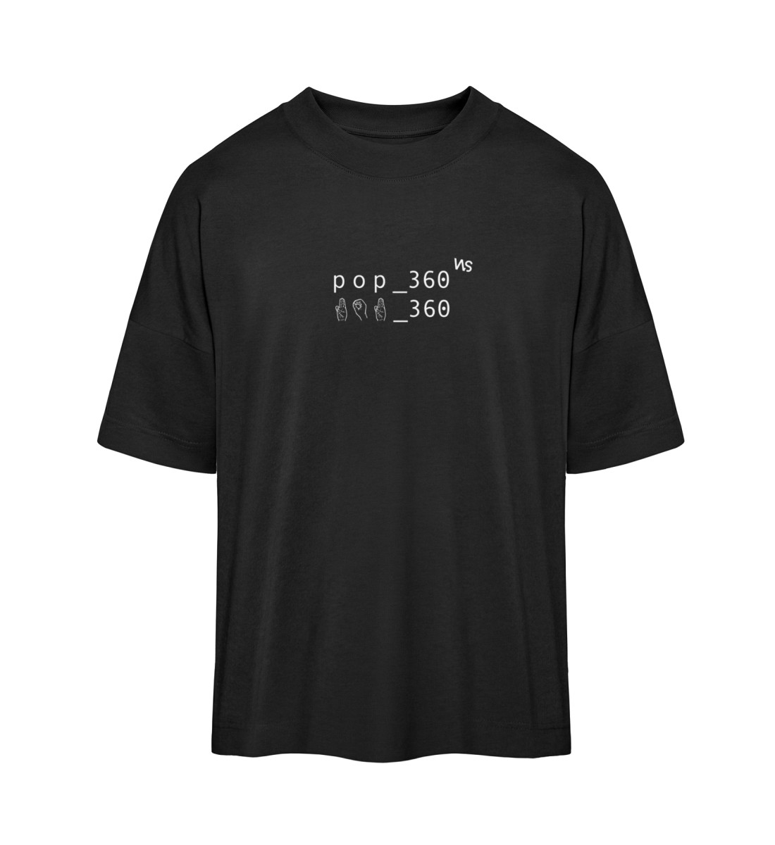 T-shirt Oversize Pop 360 - Organic Oversized Shirt ST/ST-16