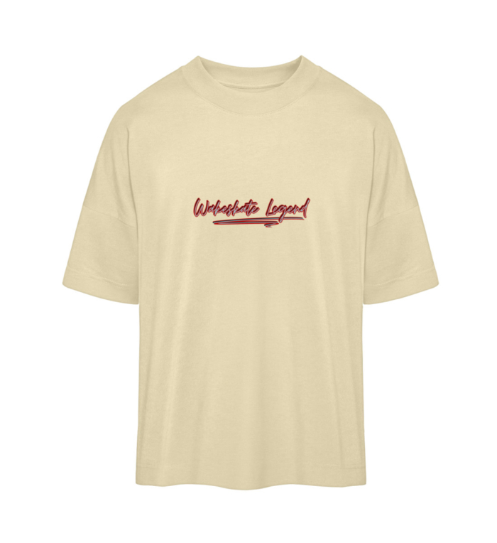 T-Shirt Oversize Wakeskate Legend - Organic Oversized Shirt ST/ST-7052