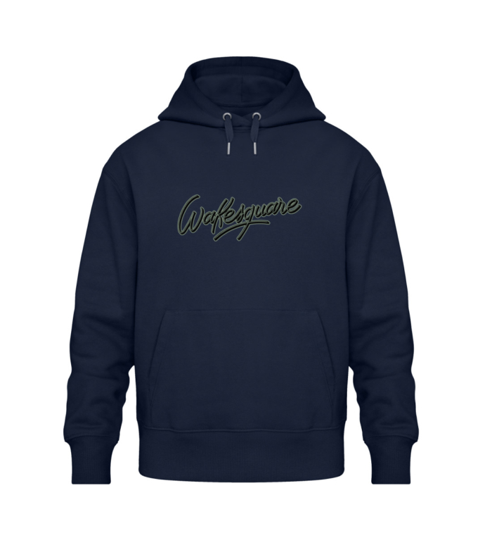 Felpa Core Logo Classic Green and Black - Organic Oversized Hoodie ST/ST-6959