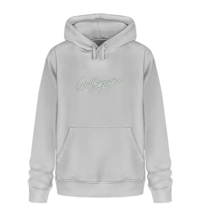 Felpa Pouch Logo Classic Green and White - Unisex Organic Hoodie 2.0 ST/ST-6961