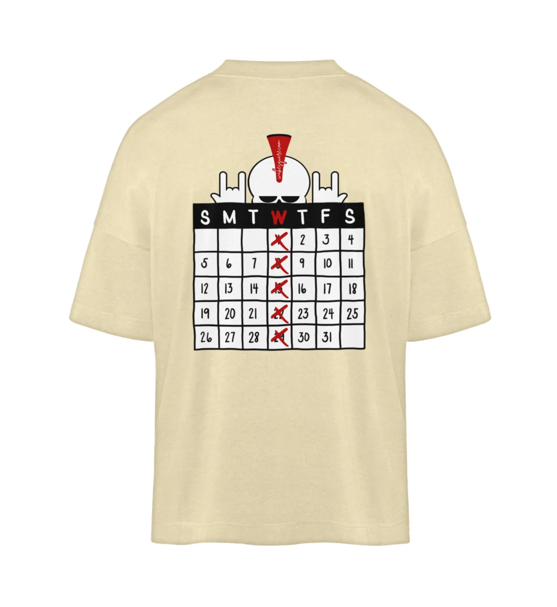 T-Shirt Oversize My Wakeskate Days T-Shirt Oversize My Wakeskate Days - Organic Oversized Shirt ST/ST-7052