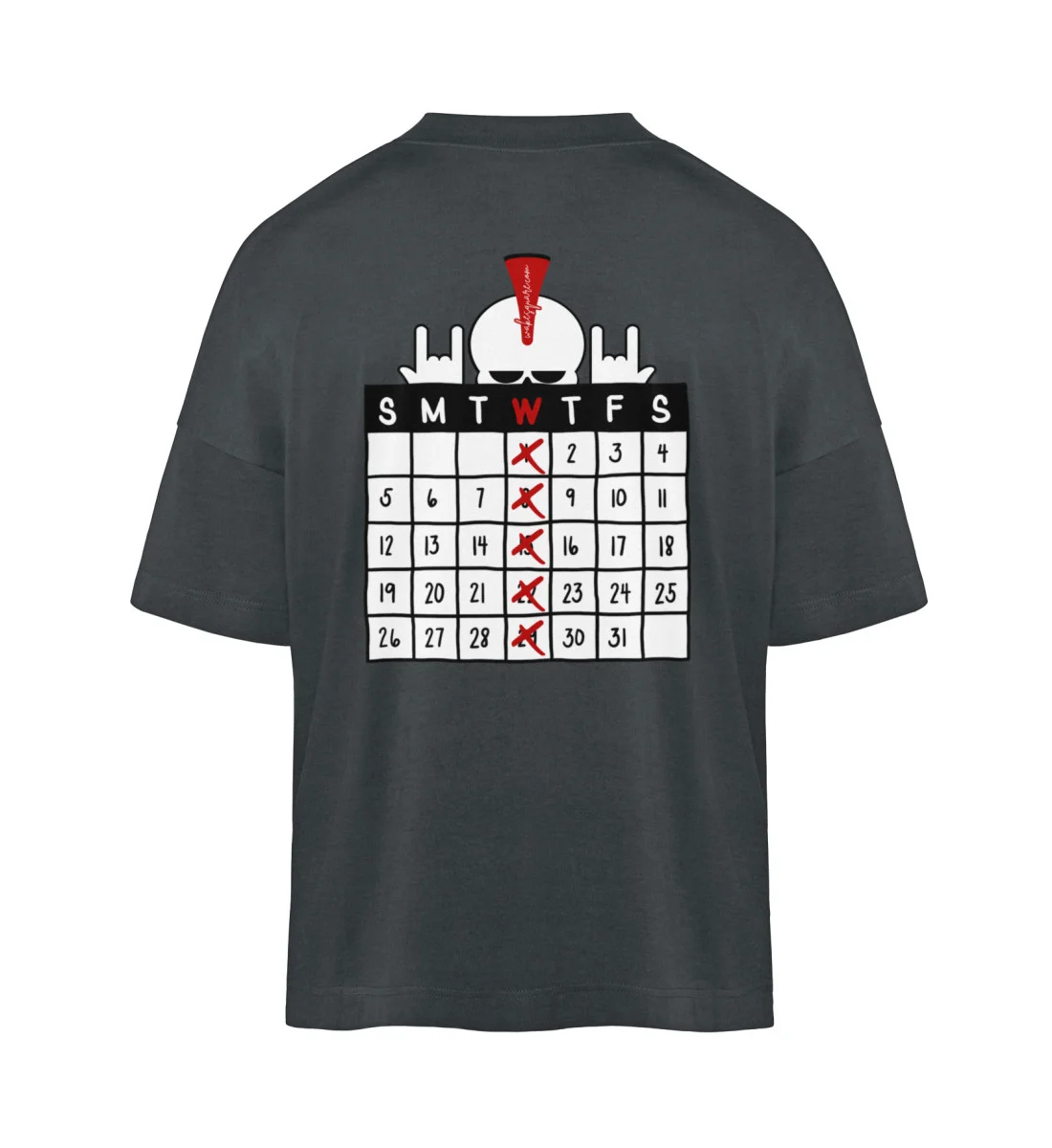 T-Shirt Oversize My Wakeskate Days T-Shirt Oversize My Wakeskate Days - Organic Oversized Shirt ST/ST-7068