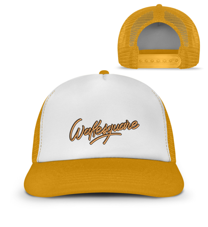 Cappello Trucker Logo Classic Yellow and Black - Retro Trucker Cap-7067