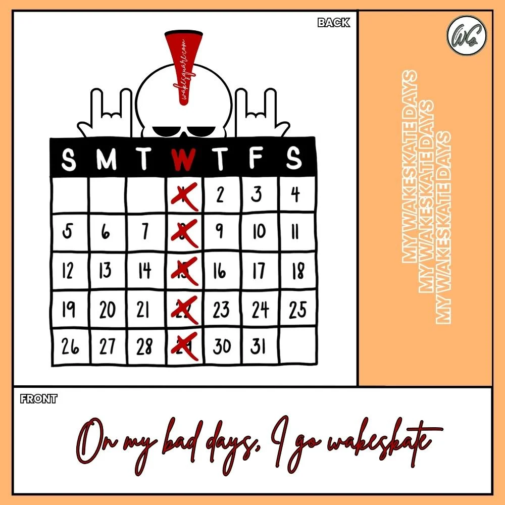 Felpa Core My Wakeskate Days WS - Grafiche fronte e retro - My Wakeskate Days