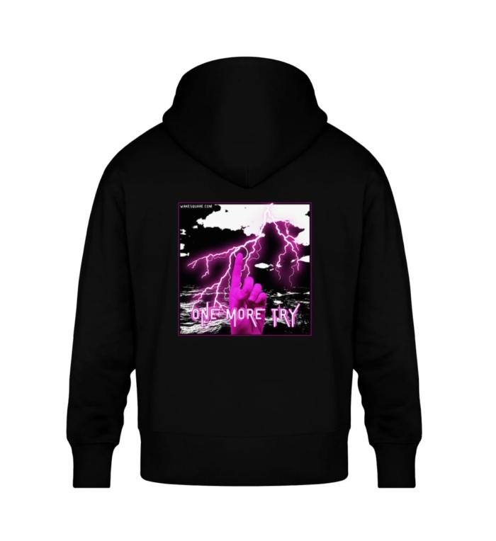 Felpa Core One More Try - Organic Oversized Hoodie ST/ST-16