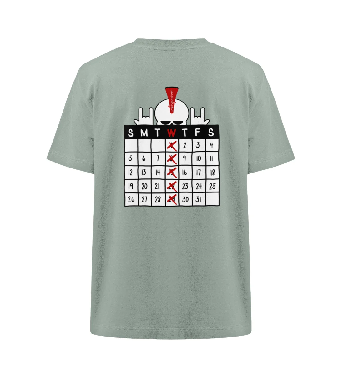 T-Shirt Heavy My Wakeskate Days T-Shirt Heavy My Wakeskate Days - Freestyler Heavy Oversized T-Shirt ST/ST-7137