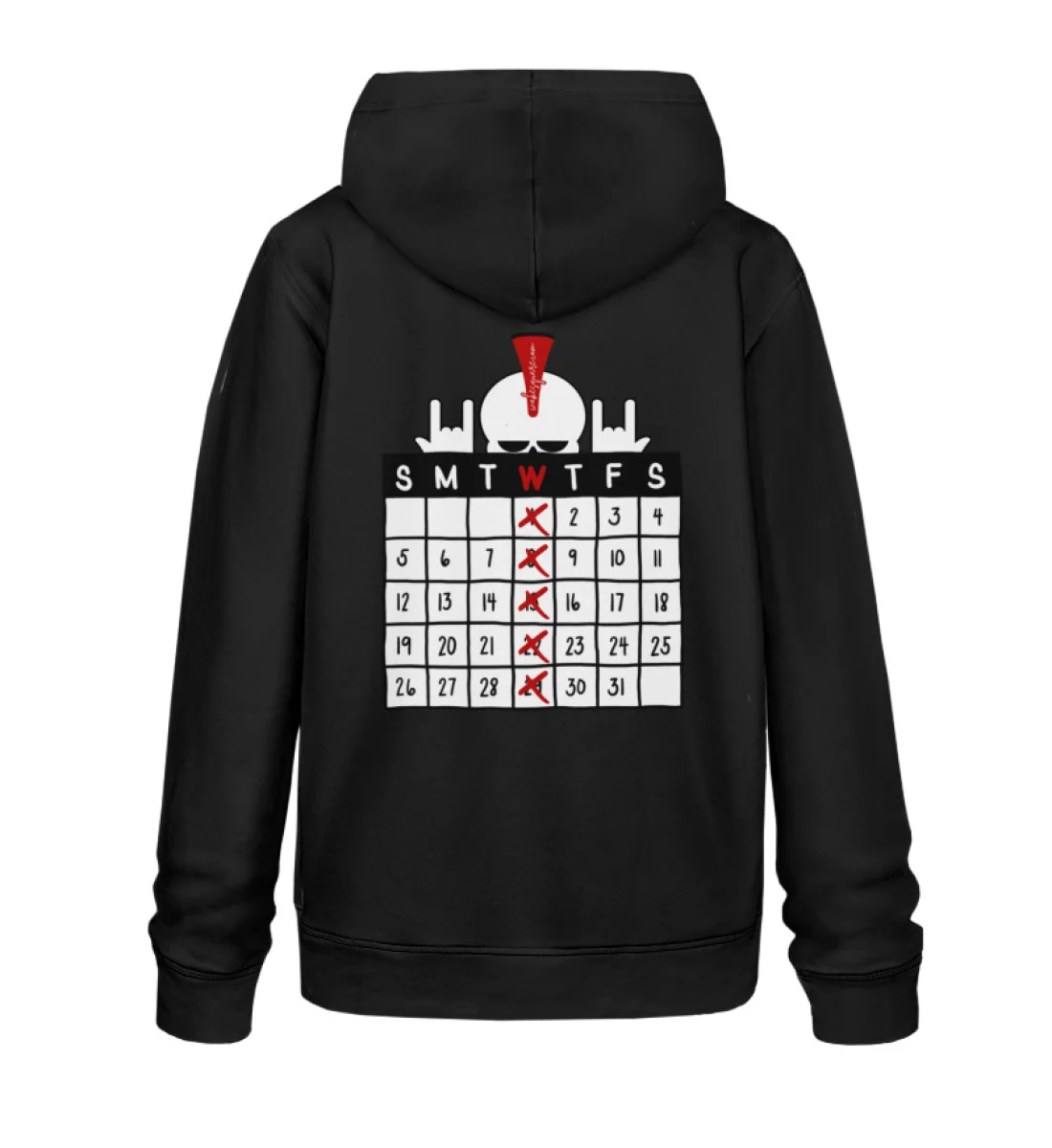 Felpa Pouch My Wakeskate Days Felpa Pouch My Wakeskate Days - Unisex Organic Hoodie 2.0 ST/ST-16