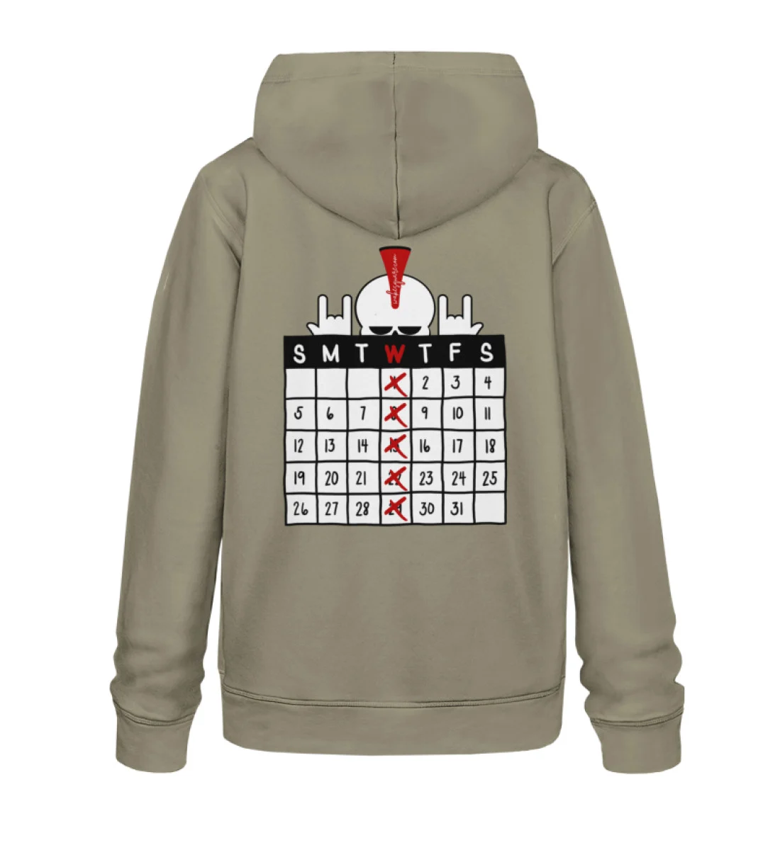 Felpa Pouch My Wakeskate Days Felpa Pouch My Wakeskate Days - Unisex Organic Hoodie 2.0 ST/ST-651