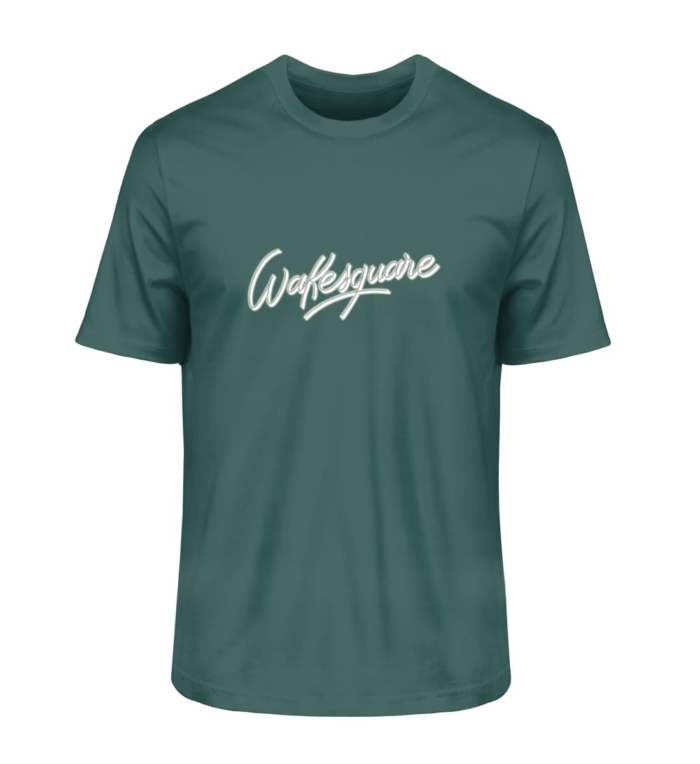 T-Shirt Urban Logo Classic Green and White - Men Premium Organic Shirt-7032