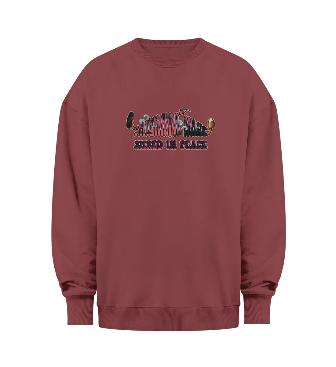 Felpa Higher Shibhava Wake Shred In Peace Sunset - Ledger Dry Sweatshirt ST/ST-7179