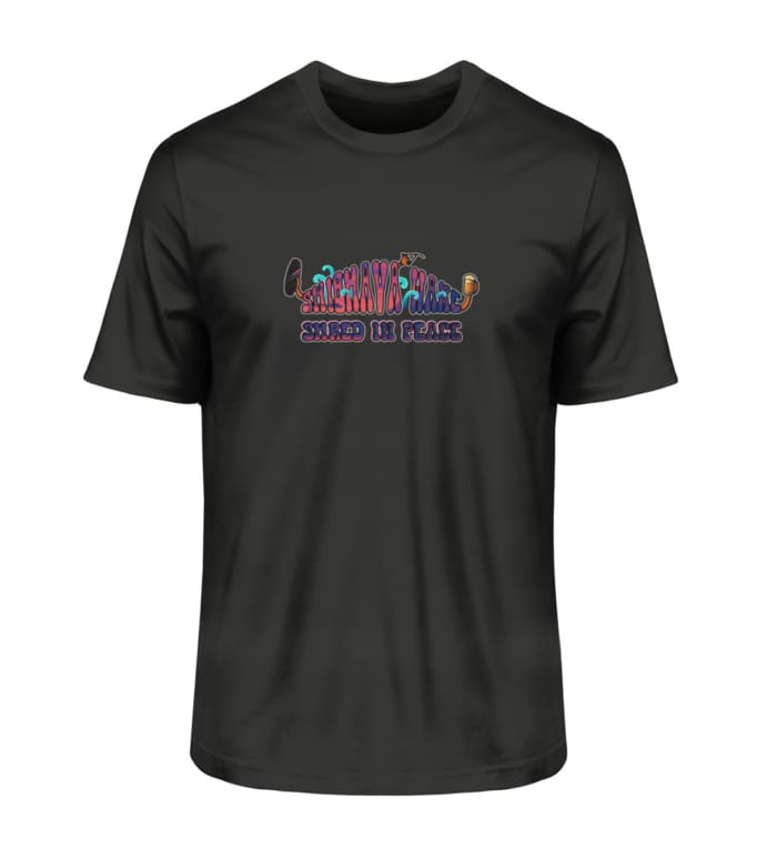 T-Shirt Urban Shibhava Wake Shred In Peace Sunrise - Men Premium Organic Shirt-16