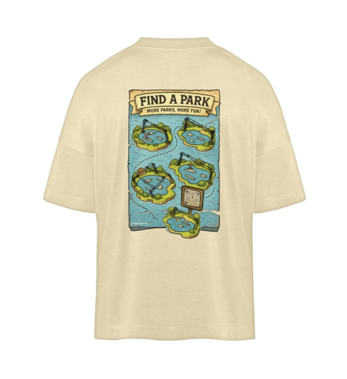 T-Shirt Oversize More Parks, More Fun - Organic Oversized Shirt ST/ST-7052