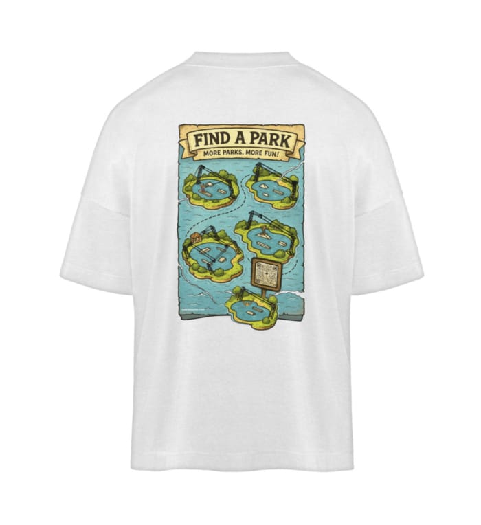 T-Shirt Oversize More Parks, More Fun - Organic Oversized Shirt ST/ST-3