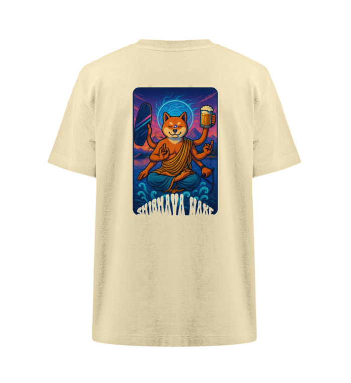 T-Shirt Heavy Shibhava Wake Shred In Peace Sunrise - Freestyler Heavy Oversized T-Shirt ST/ST-7052