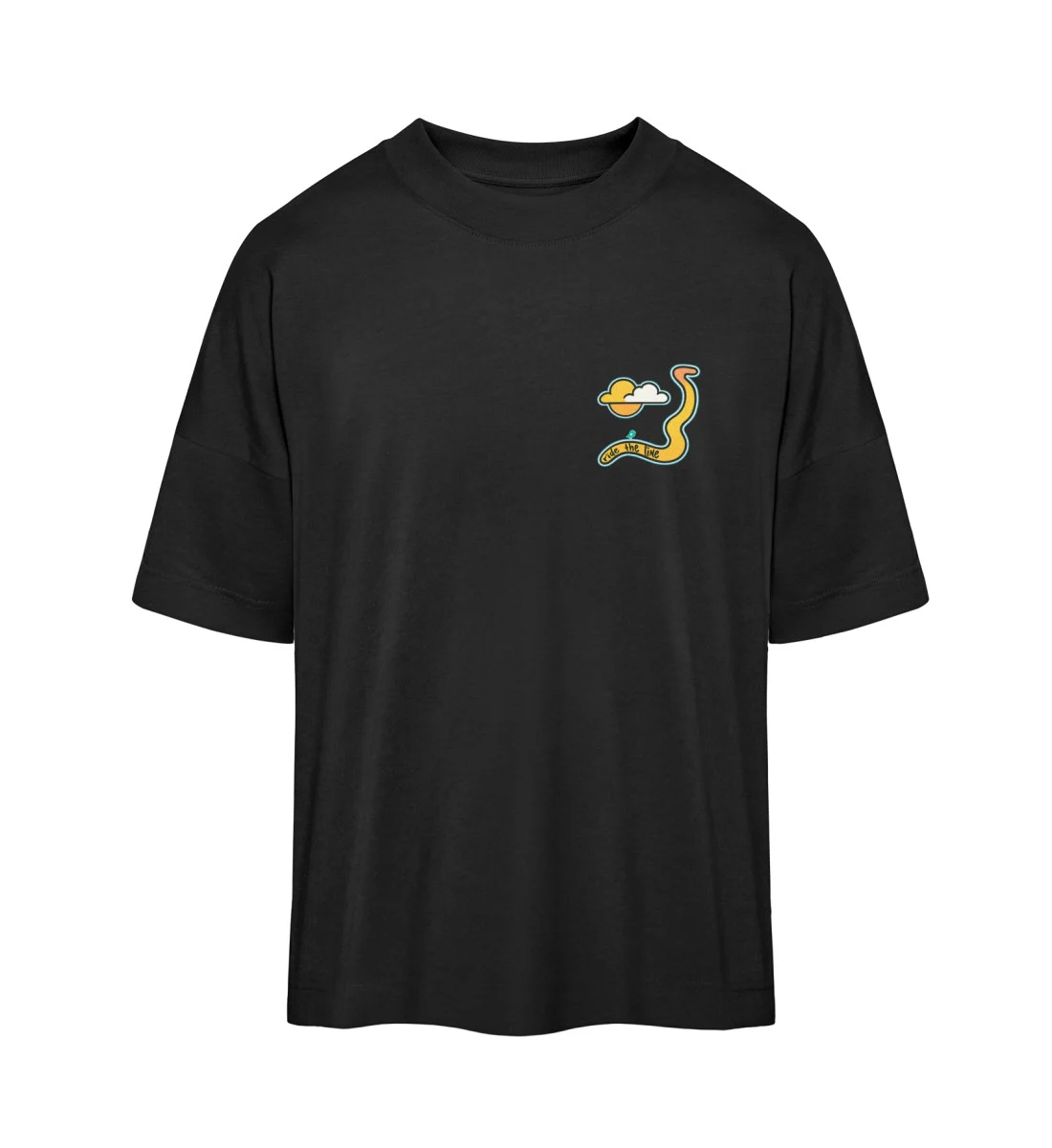 T-Shirt Oversize Ride The Line T-Shirt Oversize Ride The Line - Organic Oversized Shirt ST/ST-16