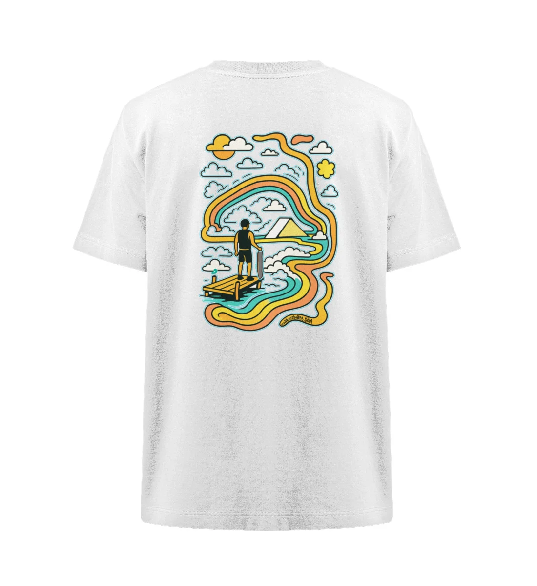 T-Shirt Heavy Ride The Line T-Shirt Heavy Ride The Line - Freestyler Heavy Oversized T-Shirt ST/ST-3