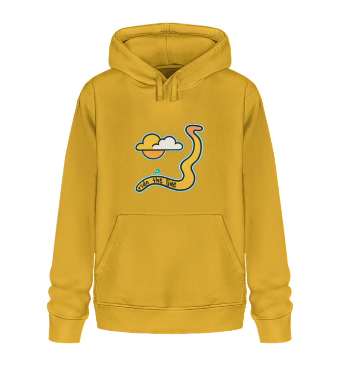 Felpa Pouch Ride The Line - Unisex Organic Hoodie 2.0 ST/ST-7096