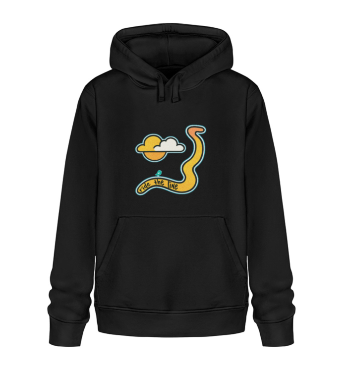 Felpa Pouch Ride The Line - Unisex Organic Hoodie 2.0 ST/ST-16