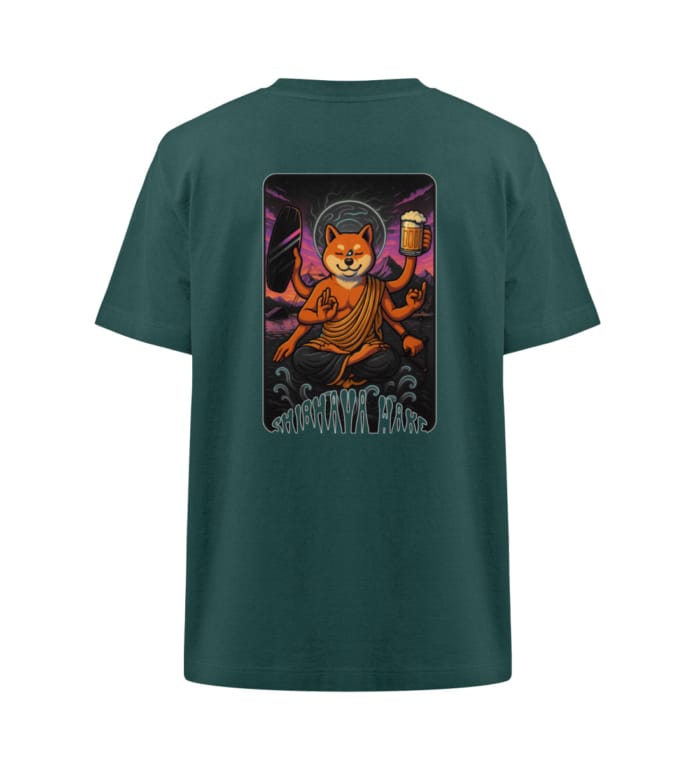 T-Shirt Heavy Shibhava Wake Shred In Peace Sunset - Freestyler Heavy Oversized T-Shirt ST/ST-7032