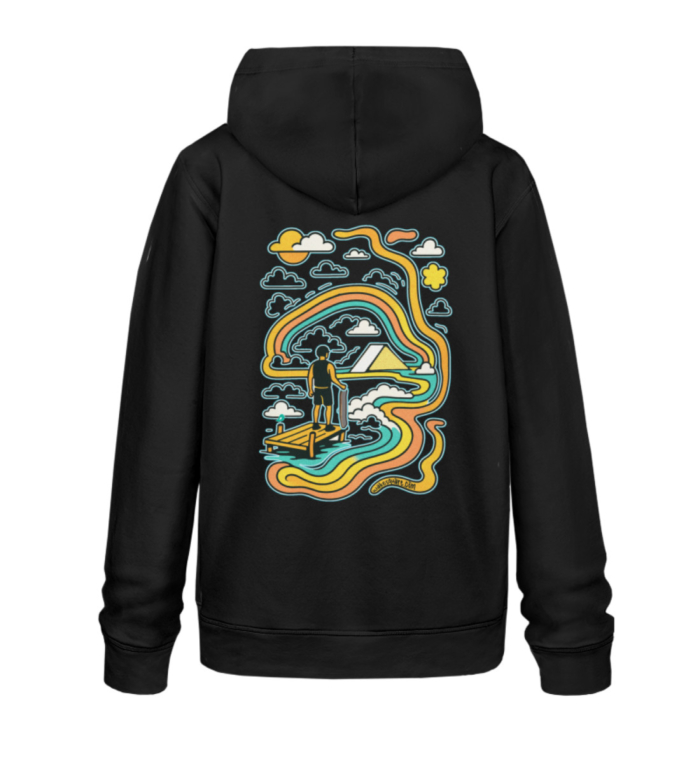 Felpa Pouch Ride The Line - Unisex Organic Hoodie 2.0 ST/ST-16