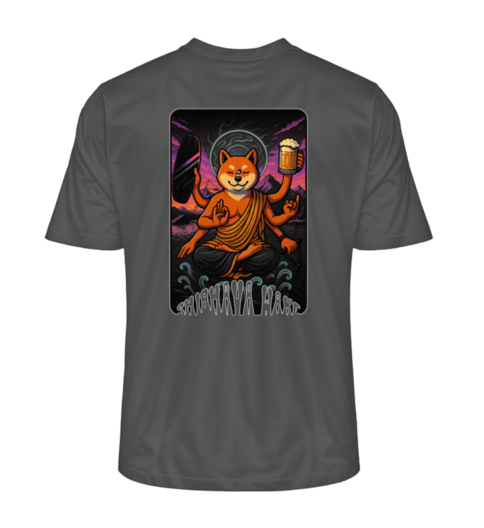 T-Shirt Urban Shibhava Wake Shred In Peace Sunset - Men Premium Organic Shirt-6903