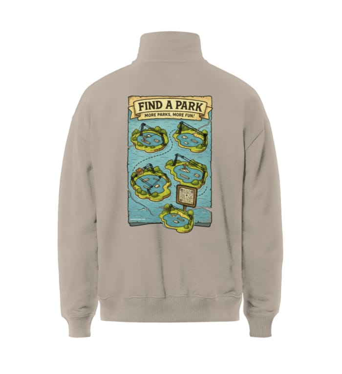 Felpa Peak More Parks, More Fun - Miller Dry Half-Zip ST/ST-7081