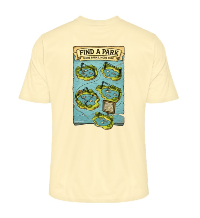 T-Shirt Urban More Parks, More Fun - Men Premium Organic Shirt-7052
