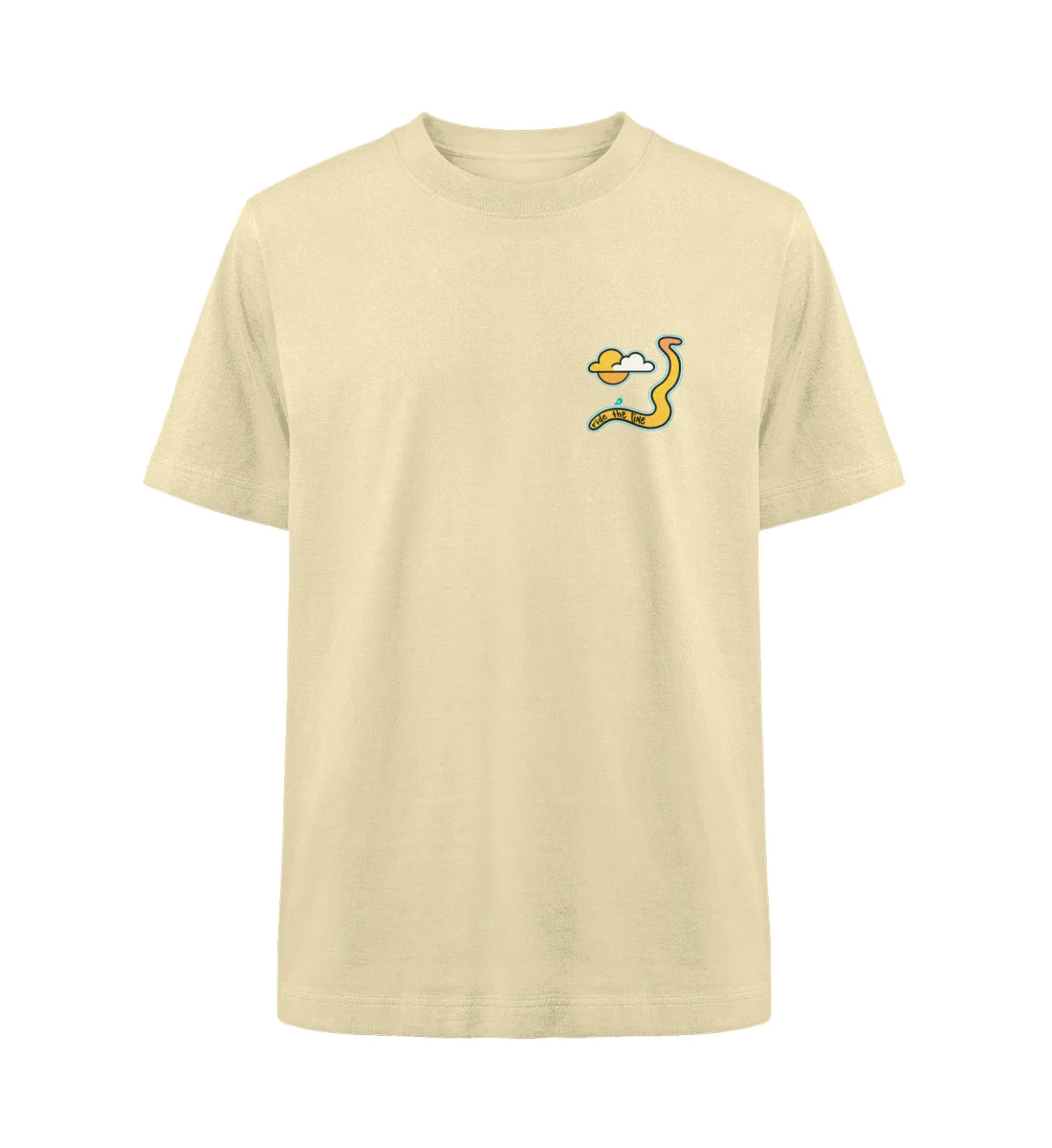 T-Shirt Heavy Ride The Line T-Shirt Heavy Ride The Line - Freestyler Heavy Oversized T-Shirt ST/ST-7052