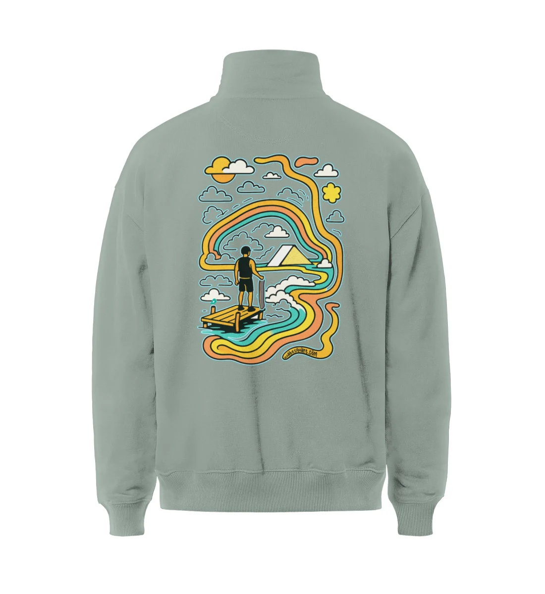 Felpa Peak Ride The Line Felpa Peak Ride The Line - Miller Dry Half-Zip ST/ST-7137