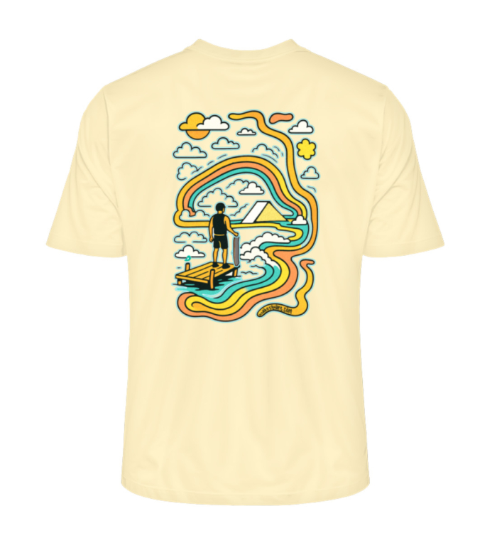 T-Shirt Urban Ride The Line - Men Premium Organic Shirt-7052