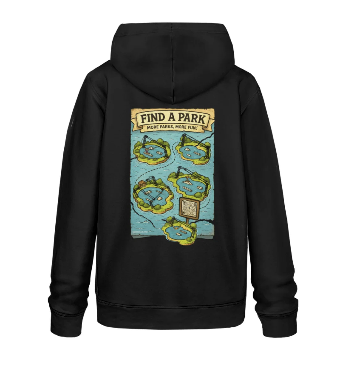 Pouch More Parks, More Fun sweatshirt Pouch Sweatshirt More Parks, More Fun - Unisex Organic Hoodie 2.0 ST/ST-16