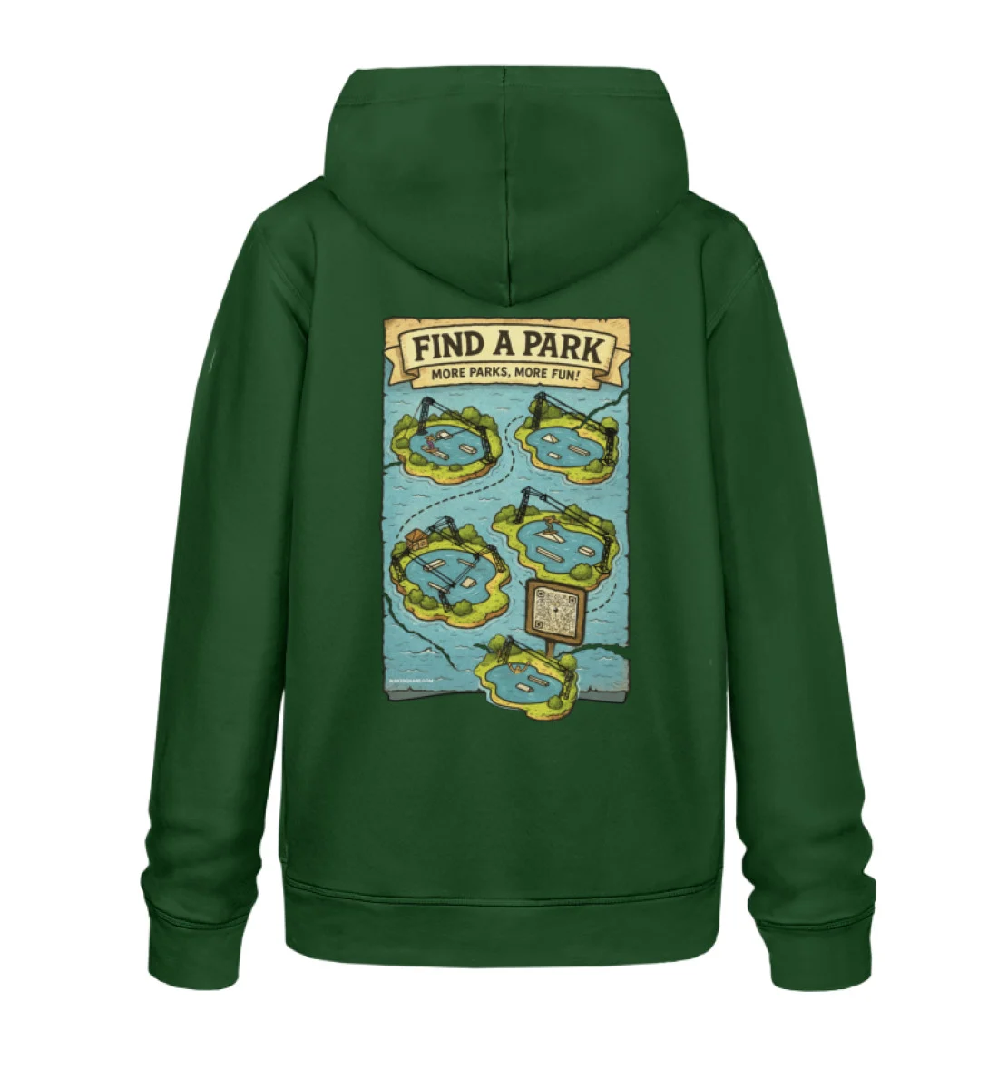 Pouch More Parks, More Fun sweatshirt Pouch Sweatshirt More Parks, More Fun - Unisex Organic Hoodie 2.0 ST/ST-833