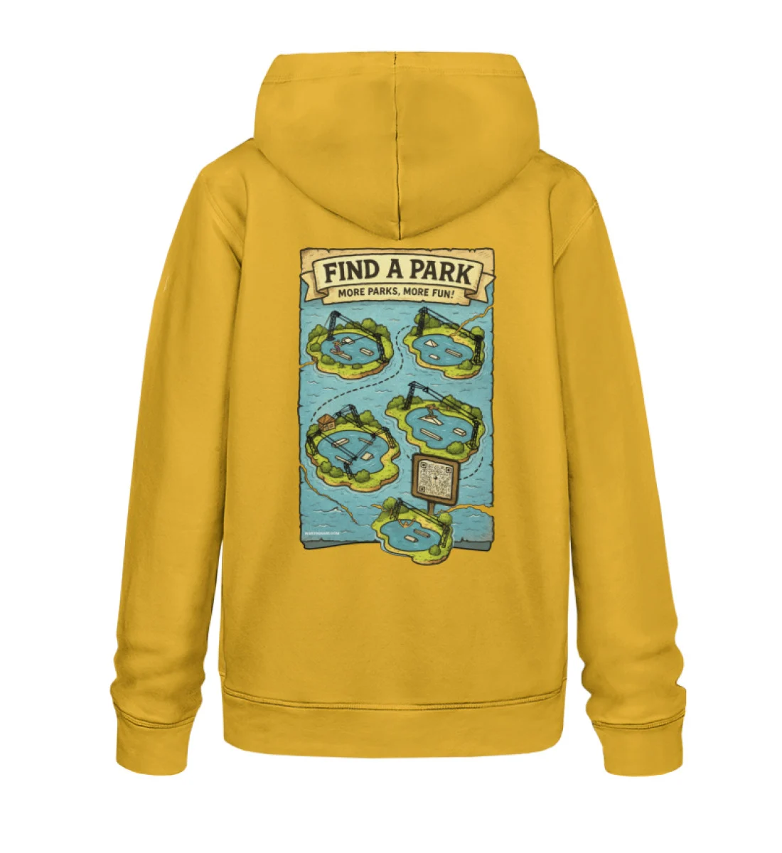 Pouch More Parks, More Fun sweatshirt Pouch Sweatshirt More Parks, More Fun - Unisex Organic Hoodie 2.0 ST/ST-7096