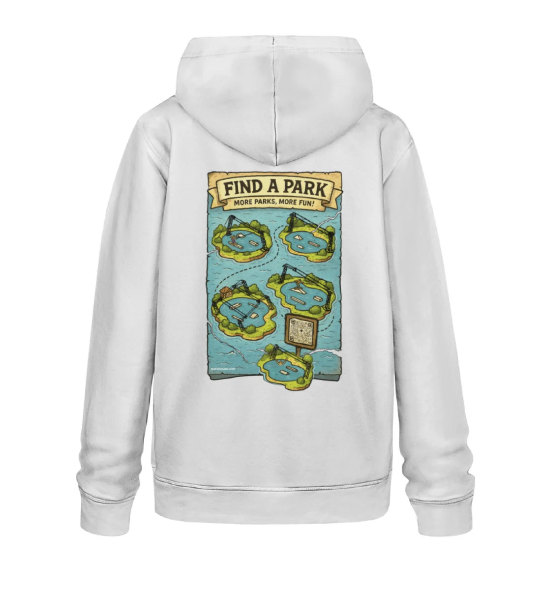 Pouch More Parks, More Fun sweatshirt Pouch Sweatshirt More Parks, More Fun - Unisex Organic Hoodie 2.0 ST/ST-3