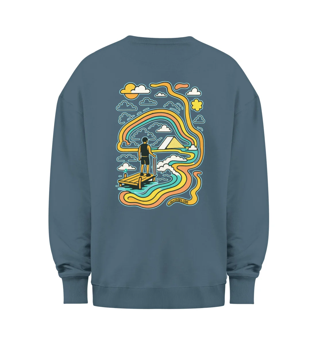 Felpa Higher Ride The Line Felpa Higher Ride The Line - Ledger Dry Sweatshirt ST/ST-6880