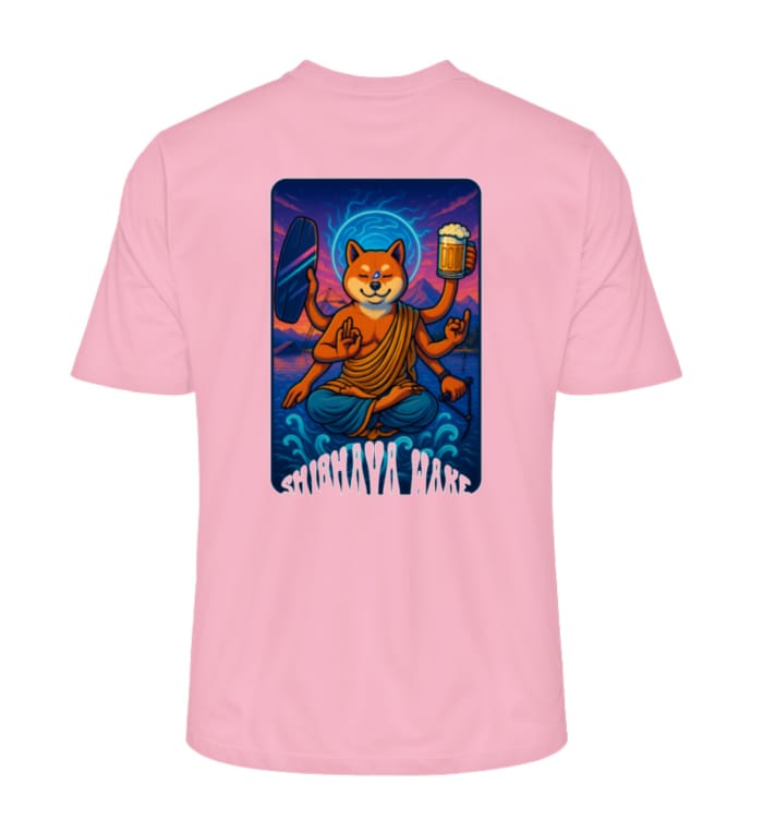 T-Shirt Urban Shibhava Wake Shred In Peace Sunrise - Men Premium Organic Shirt-6883