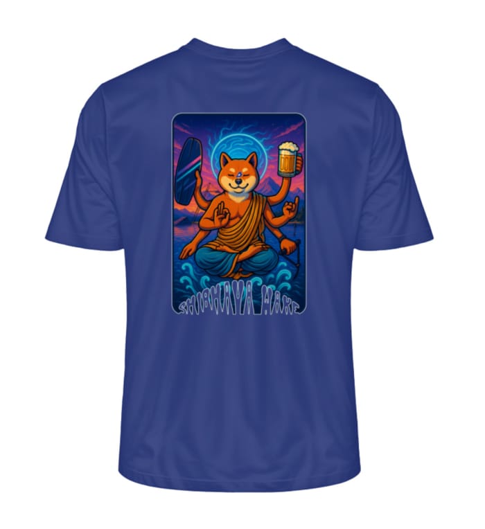T-Shirt Urban Shibhava Wake Shred In Peace Sunrise - Men Premium Organic Shirt-7139