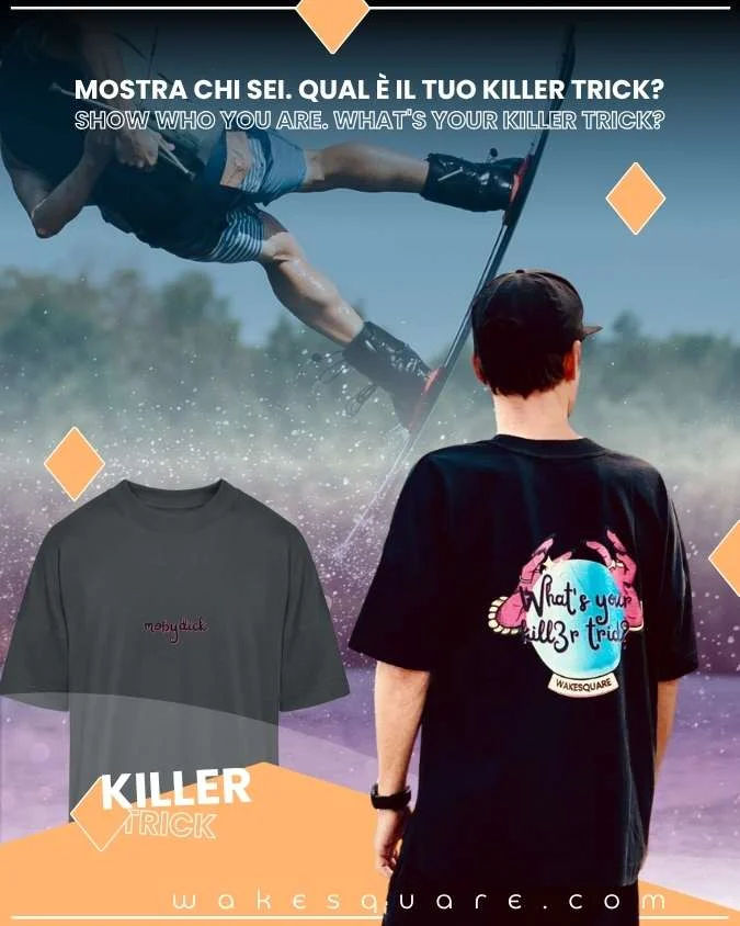 What's Your Favorite Trick Wakeboard - Collezione Outfit Wakesquare - Flyer 1