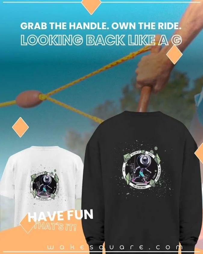 Felpa Core Drop and Run Away Like a G - Collezione Outfit Wakesquare - Flyer 1