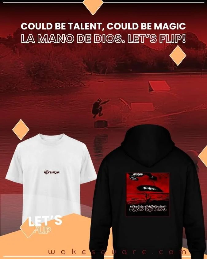Felpa Core Drop and Run Away La Mano de Dios: Let's Flip - Collezione Outfit Wakesquare - Flyer 1