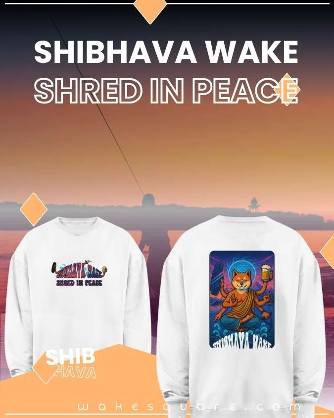 Felpa Core Drop and Run Away Shibhava Wake, Shred in Peace - Collezione Outfit Wakesquare - Flyer 1